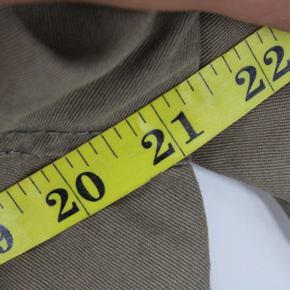 Life In Progress Utility Jacket Womens Brown Asymmetrical Zip Flat Front Size XS - Picture 8 of 9